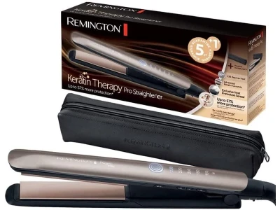 plancha pelo remington s8590 keratin
