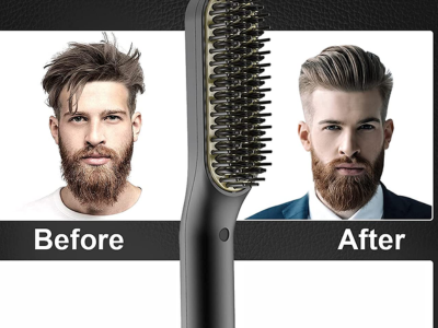 Cepillo alisador de barba Anlan: La solución perfecta para barba y cabello