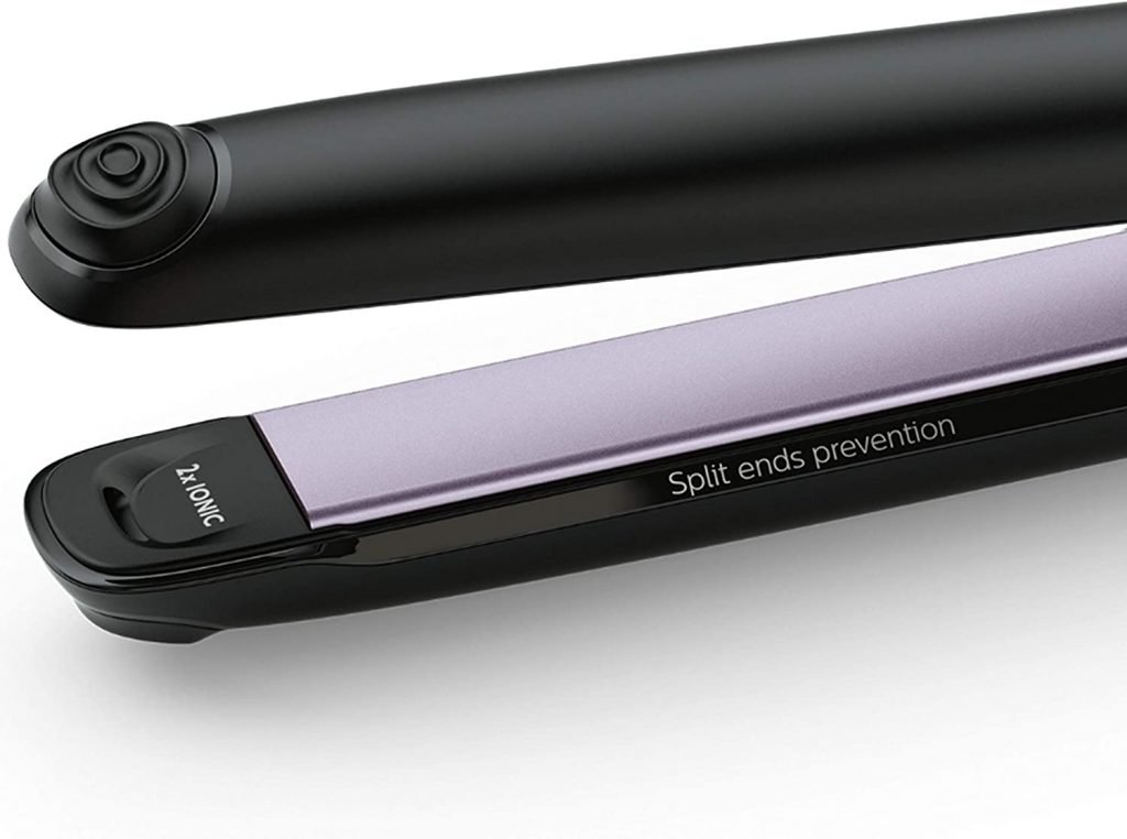 detalle punta fría de la plancha philips keratin smooth bhs677