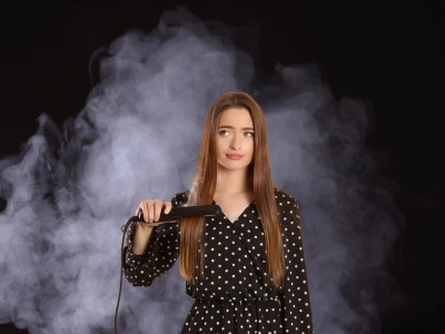 plancha de pelo a vapor